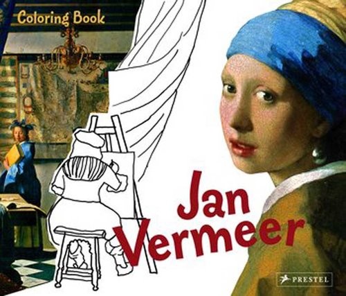 okładka Coloring Book Jan Vermeer książka | Andrea Weissenbach