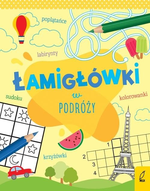 okładka Łamigłówki w podróży książka