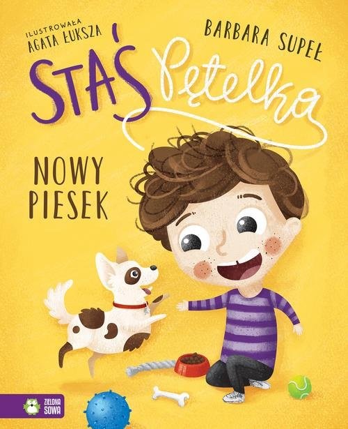 okładka Staś Pętelka Nowy piesek książka | Barbara Supeł