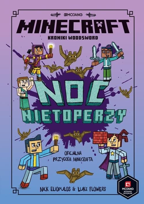 okładka Minecraft Noc nietoperzy książka