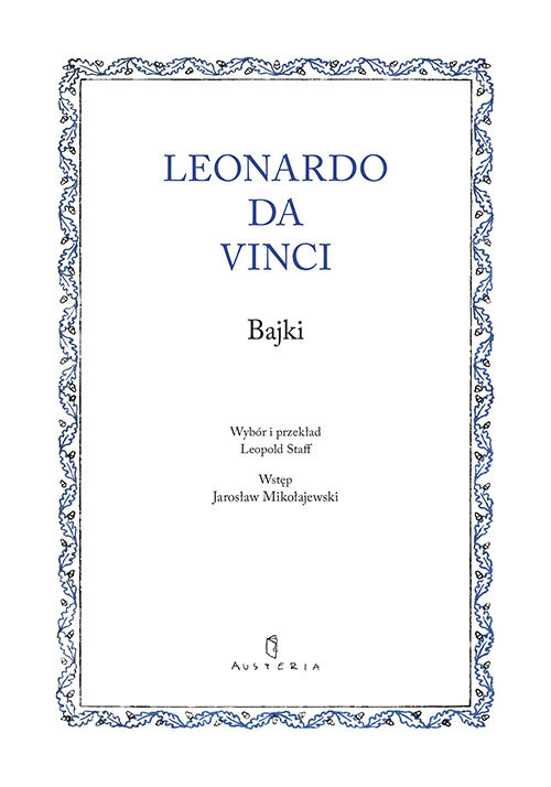 okładka Bajki książka | Leonardo Da Vinci