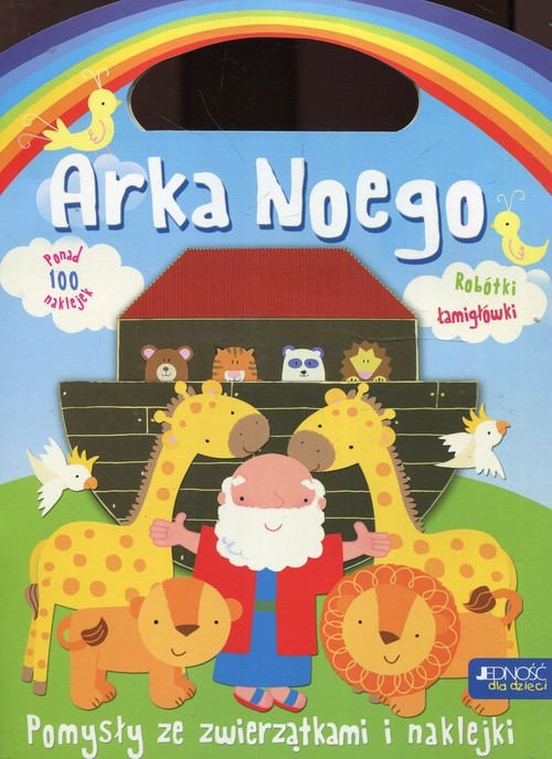 okładka Arka Noego Pomysły ze zwierzątkami i naklejkami książka | Miller Jocelyn