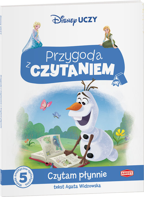 okładka Kraina Lodu Przygoda z czytaniem Czytam płynnie książka | Agata Widzowska