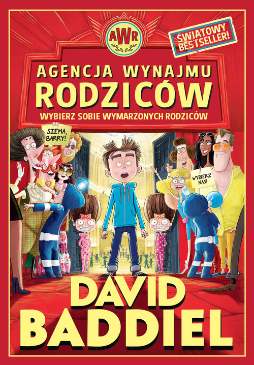 okładka Agencja Wynajmu Rodziców Wybierz sobie wymarzonych rodziców książka | David Baddiel