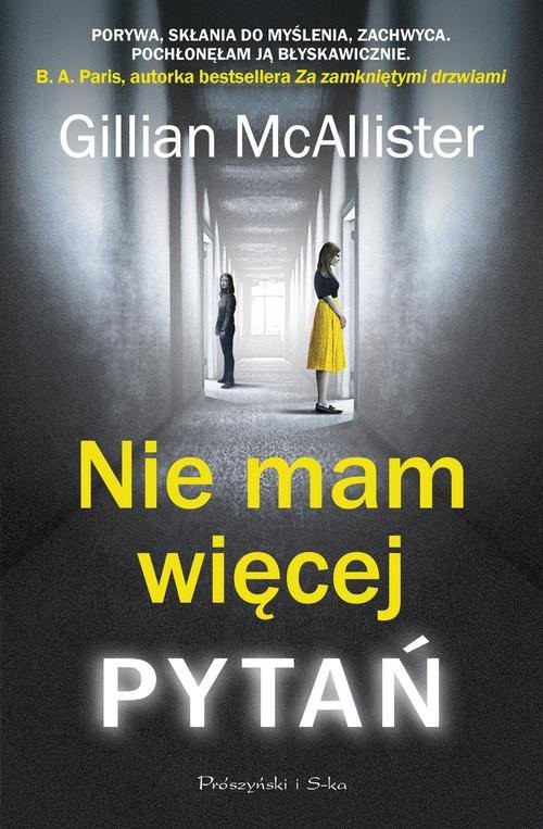 okładka Nie mam więcej pytań książka | Gillian McAllister