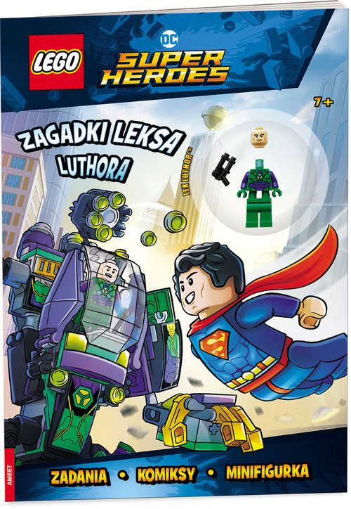 okładka Lego DC Super Heroes Zagadki Leksa Luthora LNC-6455 książka