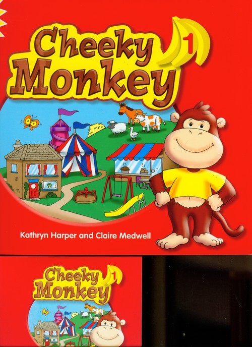 okładka Cheeky Monkey 1 Pupil's Book with Multi-ROM książka | Kathryn Harper, Claire Medwell