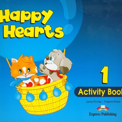 okładka Happy Hearts 1 Activity Book książka | Jenny Dooley, Virginia Evans