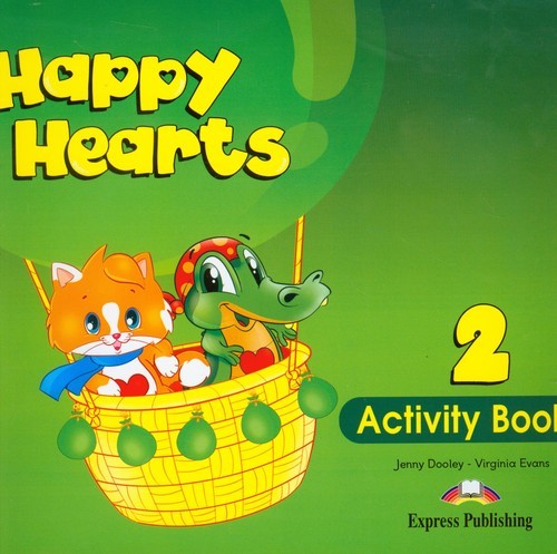 okładka Happy Hearts 2 Activity Book książka | Jenny Dooley, Virginia Evans