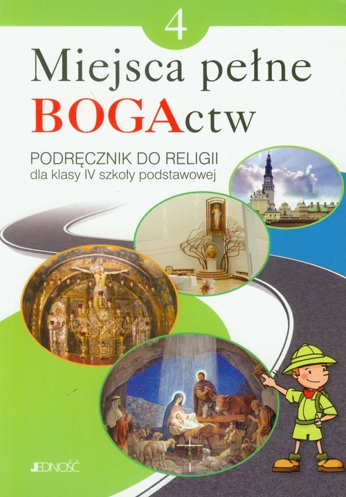 okładka Miejsca pełne BOGActw 4 Religia Podręcznik Szkoła podstawowa książka | Krzysztof Mielnicki, Elżbieta Kondrak, Nosek Bogusław