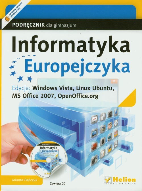 okładka Informatyka Europejczyka Podręcznik Edycja Windows Vista Gimnazjum książka | Pańczyk Jolanta
