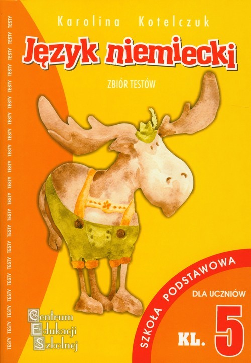 okładka Język niemiecki zbiór testów klasa 5 książka | Kotelczuk Karolina