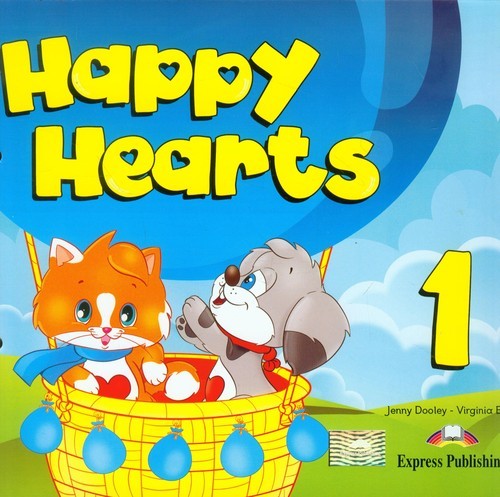okładka Happy Hearts 1 Pupil's Book z płytą CD książka | Jenny Evans Virginia Dooley