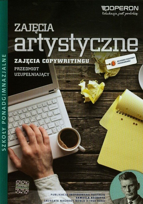 okładka Zajęcia artystyczne Przedmiot uzupełniający Copywriting Podręcznik Szkoła ponadgimnazjalna książka | Beata Suchecka