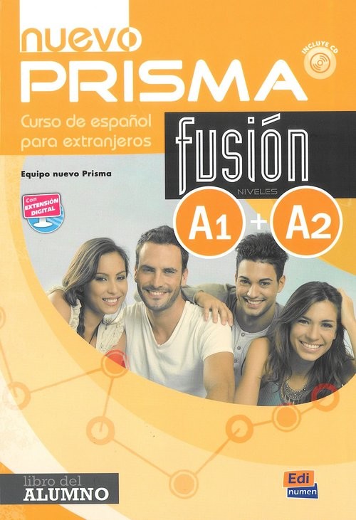 okładka Nuevo Prisma fusion A1+A2 Podręcznik książka