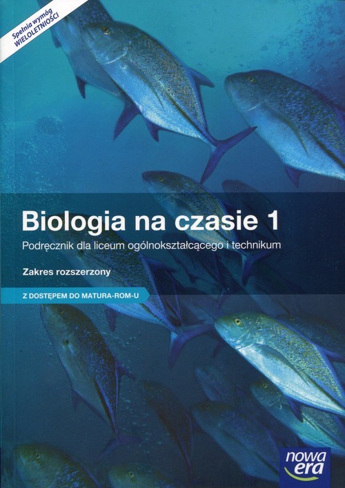 okładka Biologia na czasie 1 Podręcznik dla liceum ogólnokształcącego i technikum Zakres rozszerzony z dostępem do Matura-ROM-U książka