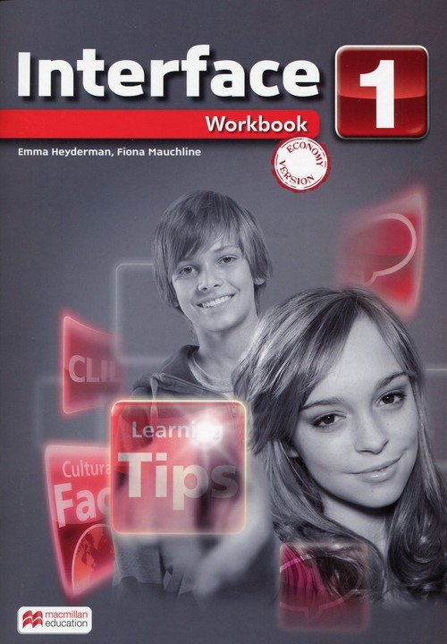okładka Interface 1 Workbook Gimnazjum książka | Emma Heyderman, Fiona Mauchline