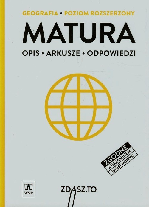 okładka Matura Geografia Poziom rozszerzony Opis Arkusze Odpowiedzi książka | Wiesław Srokosz, Krzysztof Zieliński