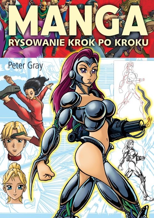 okładka Manga Rysowanie krok po kroku książka | Gray Peter