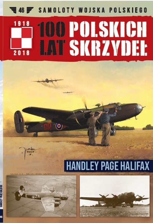 okładka 100 lat polskich skrzydeł Tom 46 Handley Page Halifax książka