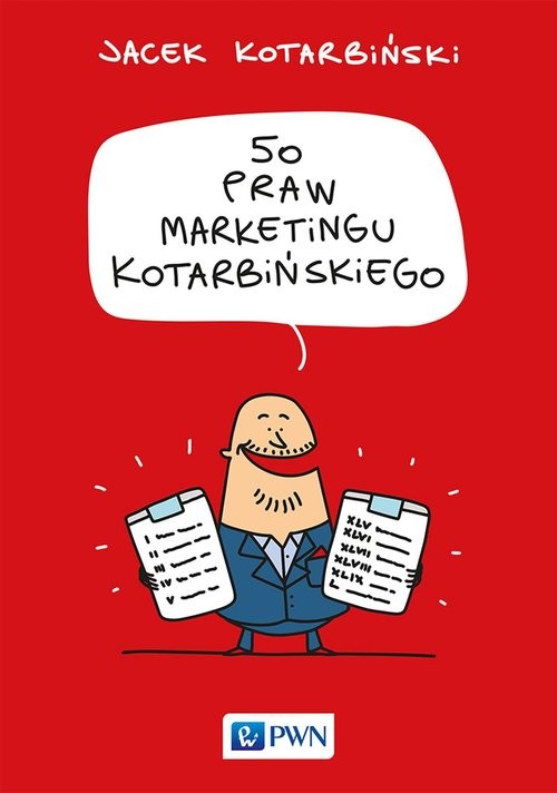 okładka 50 praw marketingu Kotarbińskiego książka | Jacek Kotarbiński