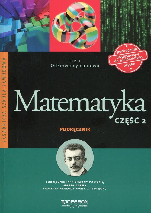okładka Odkrywamy na nowo Matematyka Podręcznik Część 2 Zasadnicza Szkoła Zawodowa książka | Bożena Kiljańska, Adam Konstantynowicz, Anna Konstantynowicz