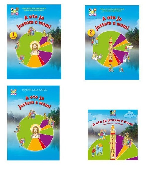 okładka A oto Ja jestem z wami 2 Podręcznik Część 1/2 Domownik z płytą CD książka | Robert Rafał Szewczyk, Aneta Frączak, Danuta Kwiatkowska