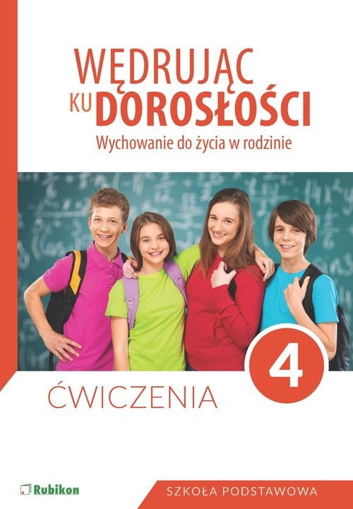 okładka Wędrując ku dorosłości 4 Ćwiczenia Szkoła podstawowa książka