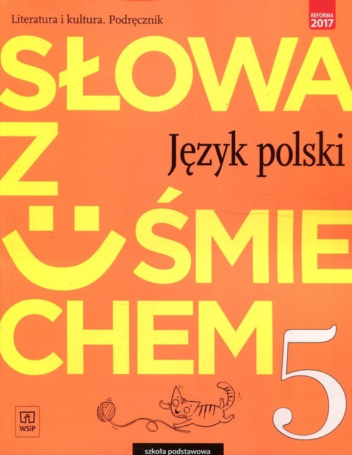 okładka Słowa z uśmiechem Język polski Literatura i kultura 5 Podręcznik Szkoła podstawowa książka | Ewa Horwath, Anita Żegleń
