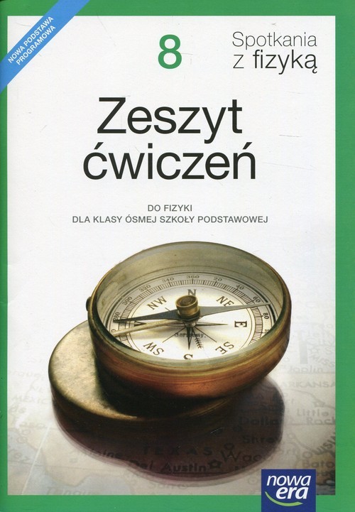 okładka Spotkania z fizyką 8 Zeszyt ćwiczeń Szkoła podstawowa książka