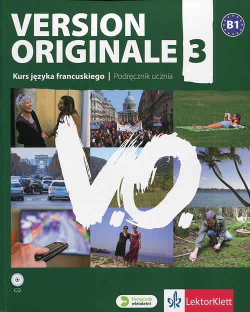 okładka Version Originale 3 Podręcznik wieloletni + CD Kurs języka francuskiego Poziom B1 książka