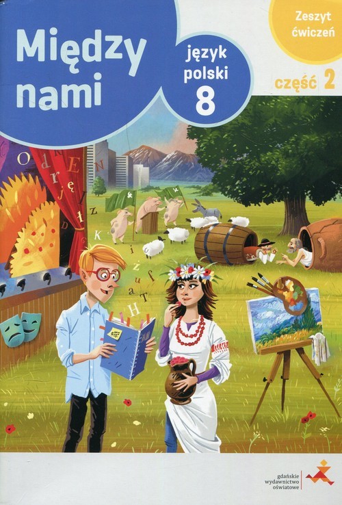 okładka Między nami Język polski 8 Zeszyt ćwiczeń Część 2 Wersja A Szkoła podstawowa książka | Agnieszka Łuczak, Ewa Prylińska