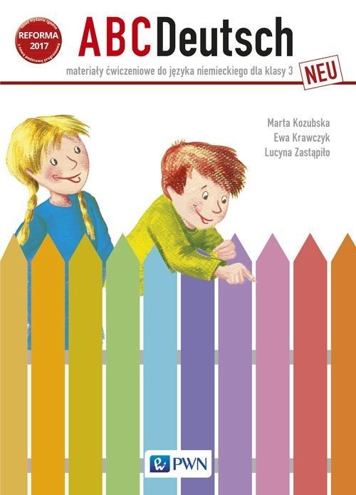 okładka ABCDeutsch neu 3 Język niemiecki Materiały ćwiczeniowe Szkoła podstawowa książka | Marta Kozubska, Ewa Krawczyk, Lucyna Zastąpiło