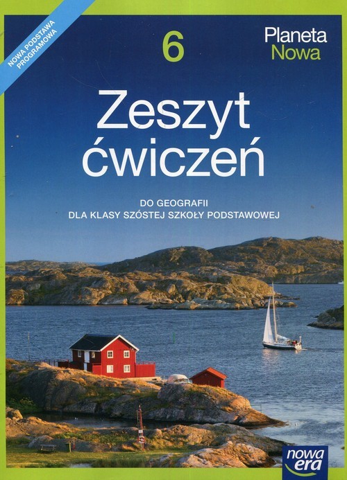 okładka Planeta Nowa Geografia 6 Zeszyt ćwiczeń Szkoła podstawowa książka | Skomoroko Kamila