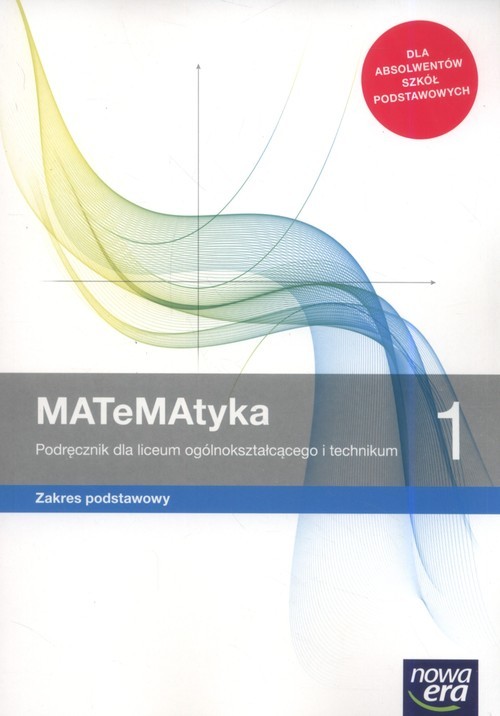 okładka MATeMAtyka 1 Podręcznik Zakres podstawowy. Szkoła ponadpodstawowa książka | Wojciech Babiański, Lech Chańko, Karolina Wej