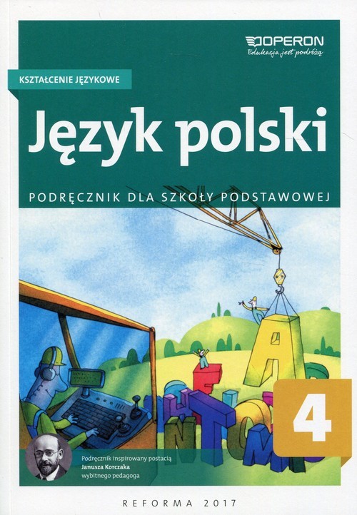 okładka Język polski 4 Kształcenie językowe Podręcznik Szkoła podstawowa książka | Małgorzata Białek