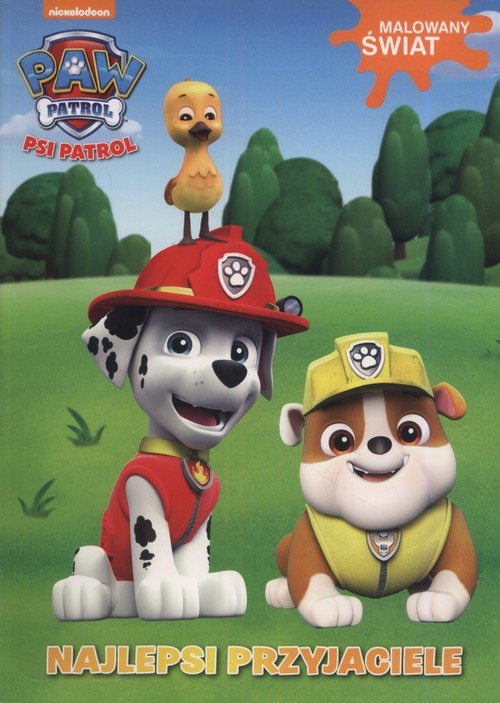 okładka Psi Patrol Malowany świat Najlepsi przyjaciele książka