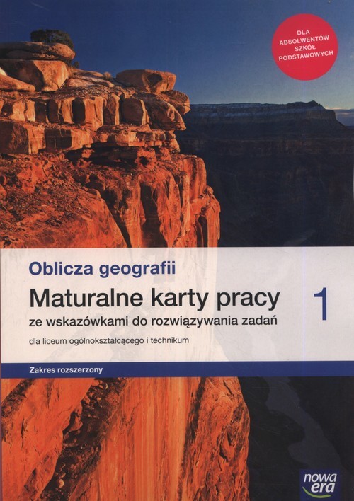 okładka Oblicza geografii 1 Maturalne karty pracy Zakres rozszerzony Szkoła ponadpodstawowa książka | Dorota Burczyk, Violetta Feliniak, Bogusława Marczewska, Sebastian Ropel, Józef Soja