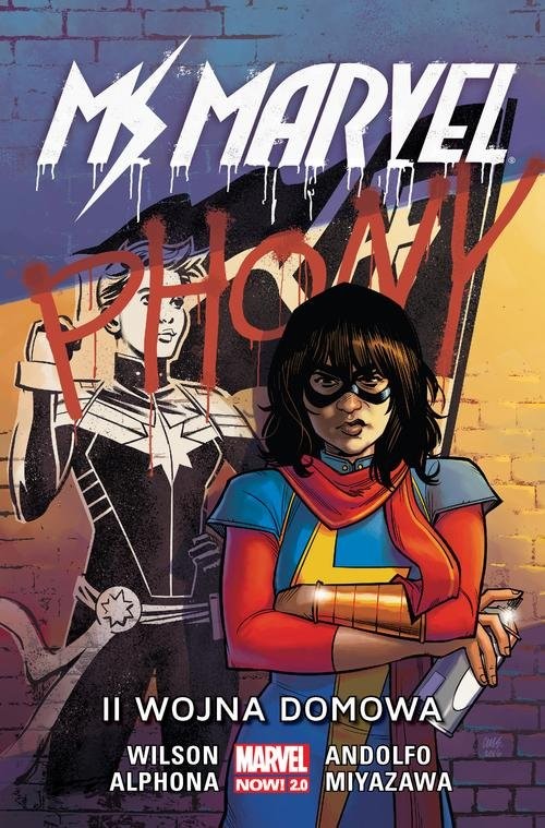 okładka II wojna domowa Ms Marvel książka | G. Willow Wilson