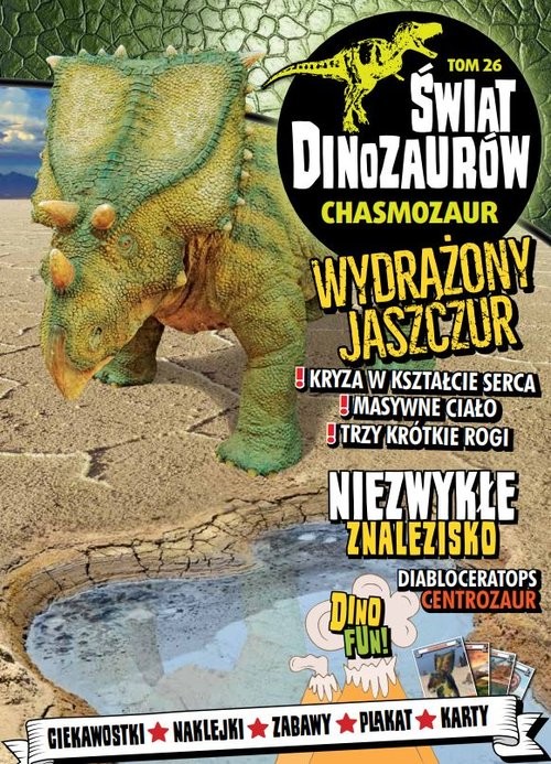 okładka Świat Dinozaurów Tom 26 Chasmozaur książka