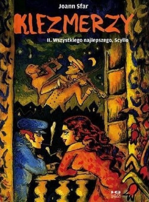 okładka Klezmerzy 2 Wszystkiego najlepszego Scyllo książka | Sfar Joann