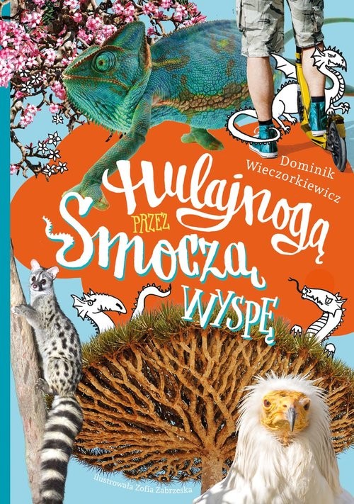 okładka Hulajnogą przez Smoczą wyspę książka | Wieczorkiewicz Dominik