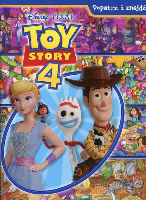 okładka Disney Toy Story 4 Popatrz i znajdź książka