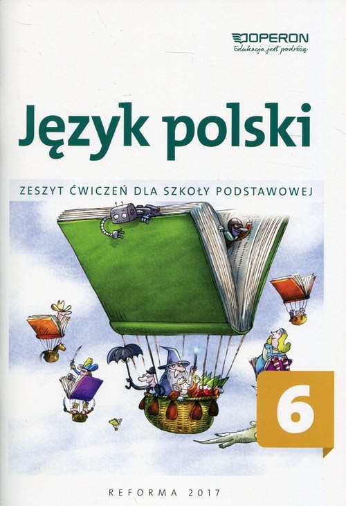 okładka Język polski 6 Zeszyt ćwiczeń Szkoła podstawowa książka | Alicja Krawczuk-Goluch