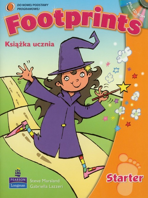 okładka Footprints Starter Książka ucznia z CD Szkoła podstawowa książka | Steve Marsland, Gabriella Lazzeri