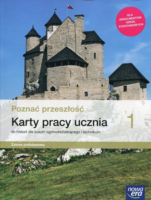 okładka Poznać przeszłość 1 Karty pracy ucznia do historii Zakres podstawowy Liceum i technikum. Szkoła ponadpodstawowa książka | Jurek Krzysztof