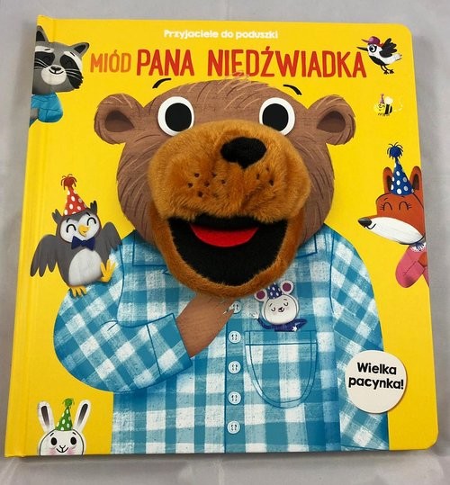 okładka Przyjaciele do poduszki Miód pana niedźwiadka książka