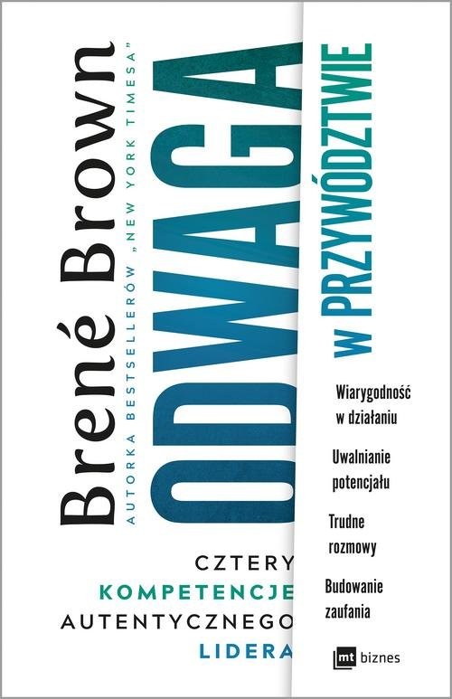 okładka Odwaga w przywództwie Cztery kompetencje autentycznego lidera książka | Brené Brown