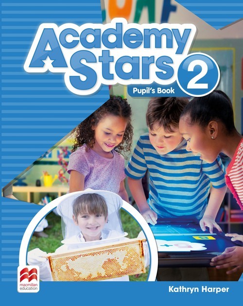 okładka Academy Stars 2 Pupil's Book + kod online książka | Harper Kathryn