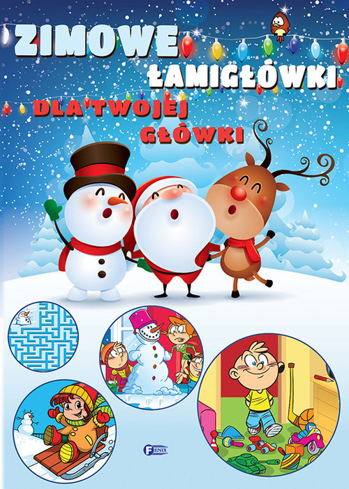 okładka Zimowe łamigłówki dla Twojej główki książka